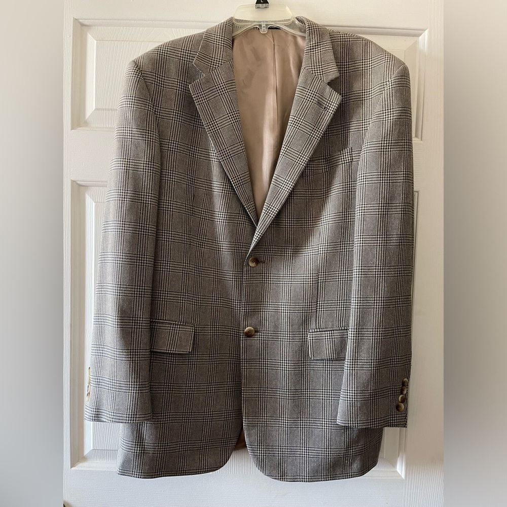 John Ashford Silk Men's Tweed Sports Coat Vintage size 43L